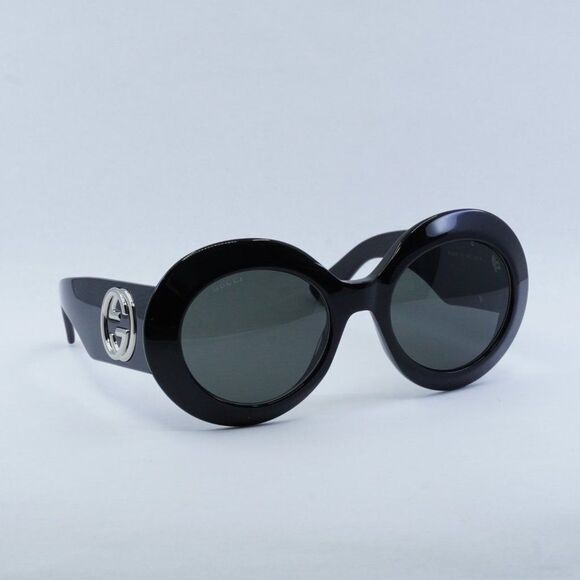 NEW GUCCI GG1647S 007 BLACK GREY SUNGLASSES - Picture 9 of 11